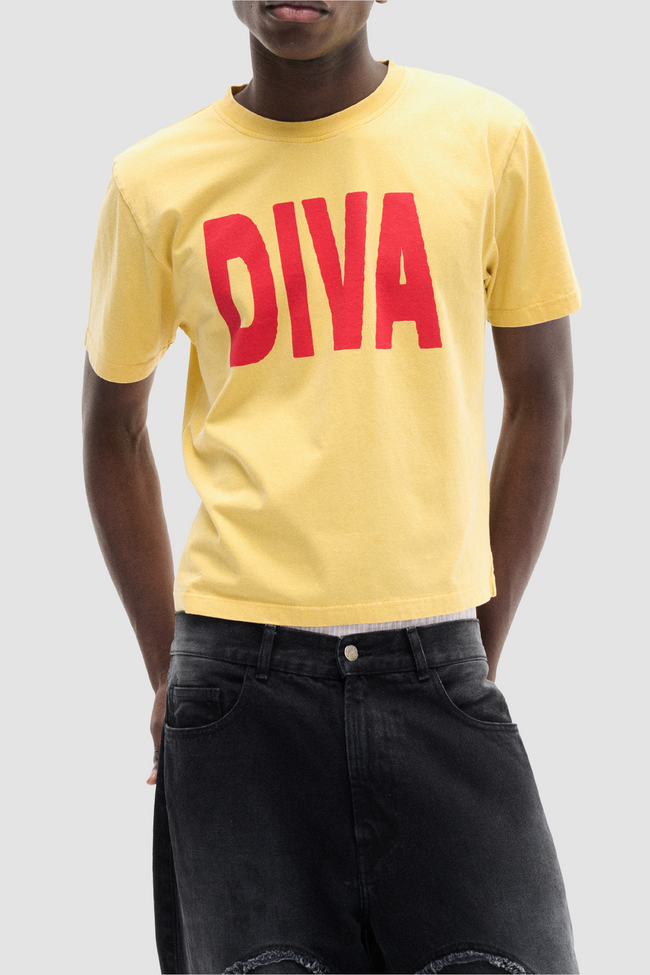 Carne Bollente DIVA Tee - Yellow