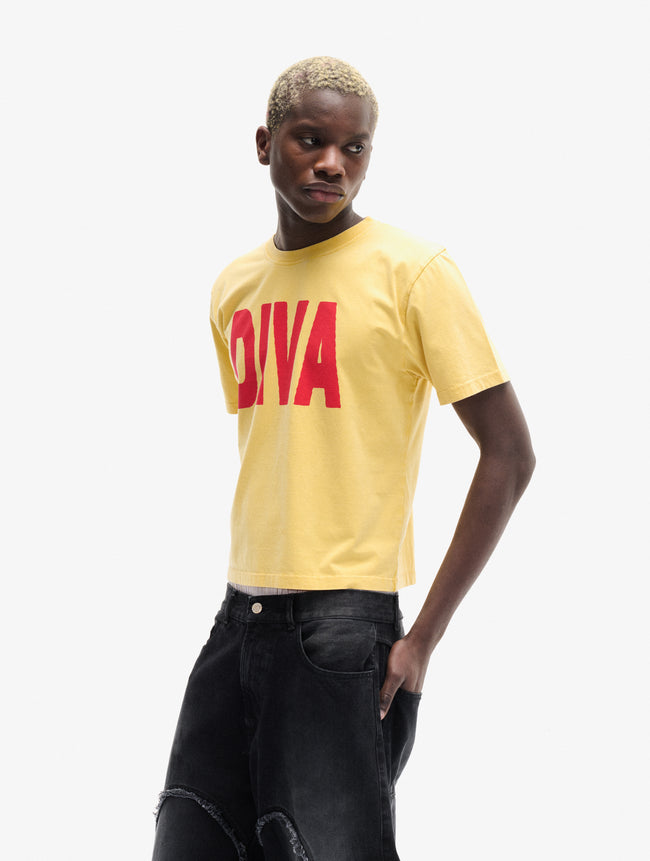 Carne Bollente DIVA Tee - Yellow