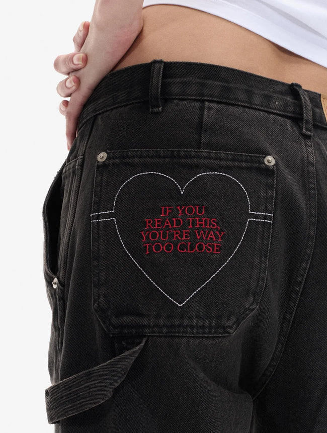 Carne Bollente Caught You Staring Jeans - Brown