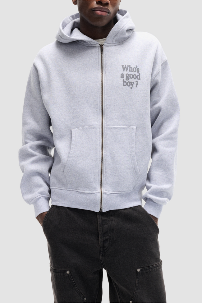 Carne Bollente Who's a good Boy Hoodie - Grey