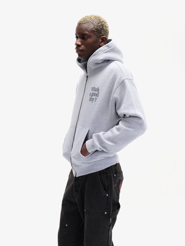 Carne Bollente Who's a good Boy Hoodie - Grey