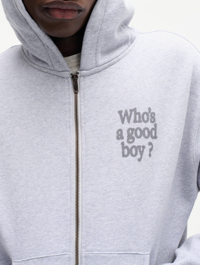 Carne Bollente Who's a good Boy Hoodie - Grey