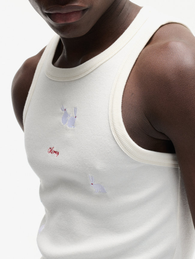Carne Bollente Titilation Tank Top - White