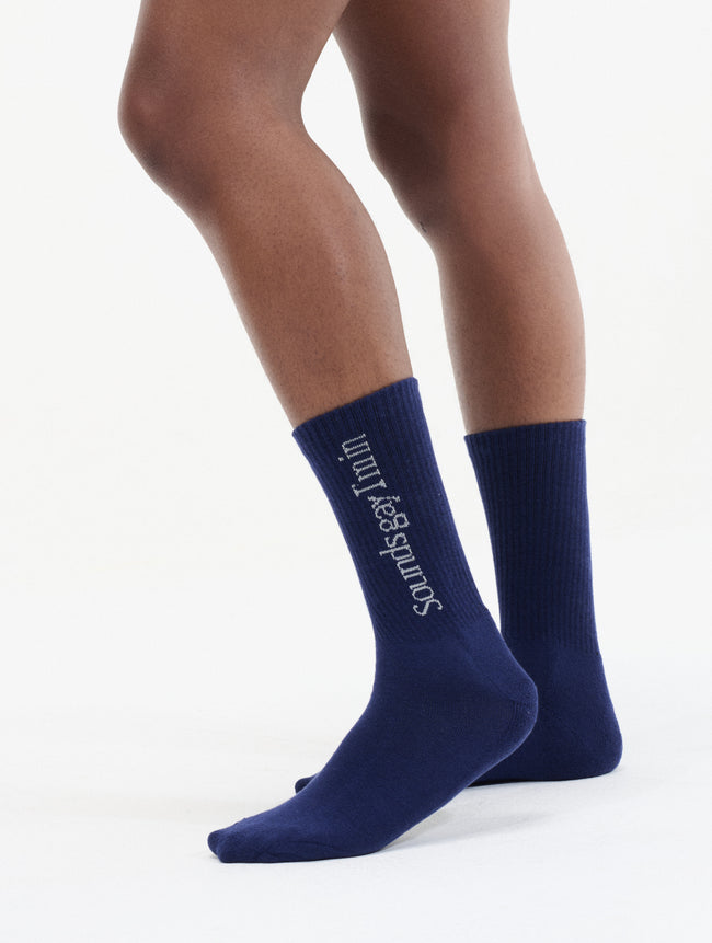 Carne Bollente Smells Gay I'm In Socks - Navy