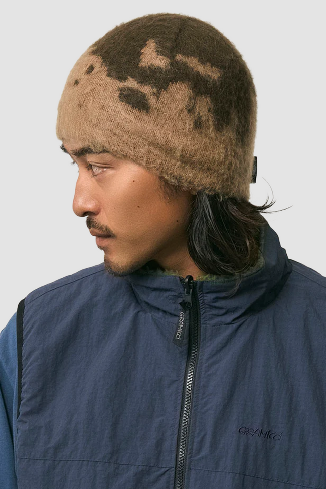 Gramicci Mohair Splatter Hat - Brown