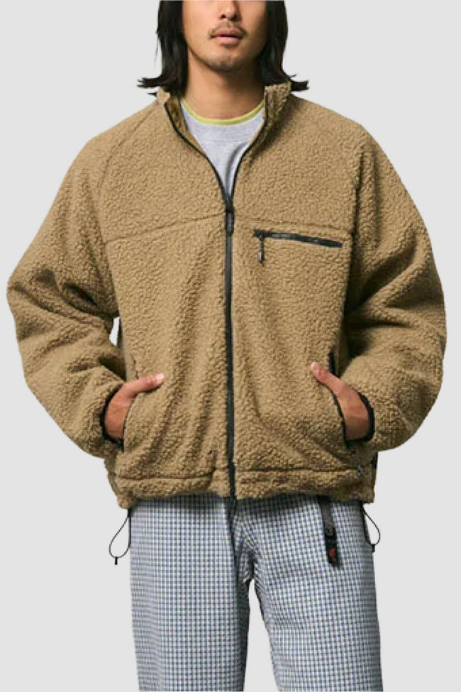 Gramicci Reversible Sherpa Jacket - Brown