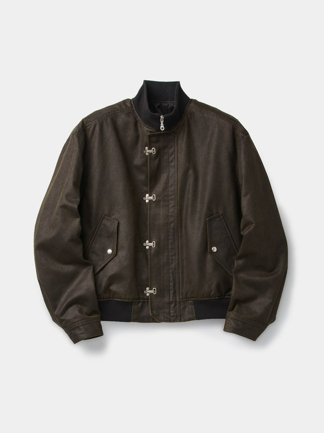 Coor Washed Soft Feel Bomber Jacket - Brown