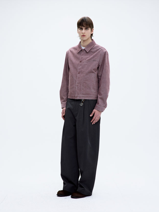 Coor Corduroy Multi Pocket Jacket - Pink