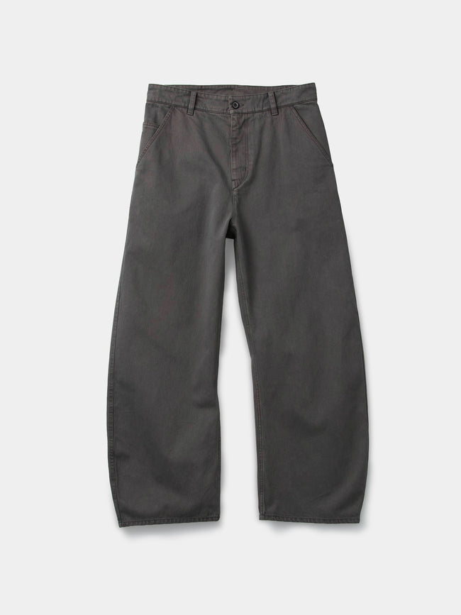 Coor Moleskin High Waisted Curve Pants - Charcoal