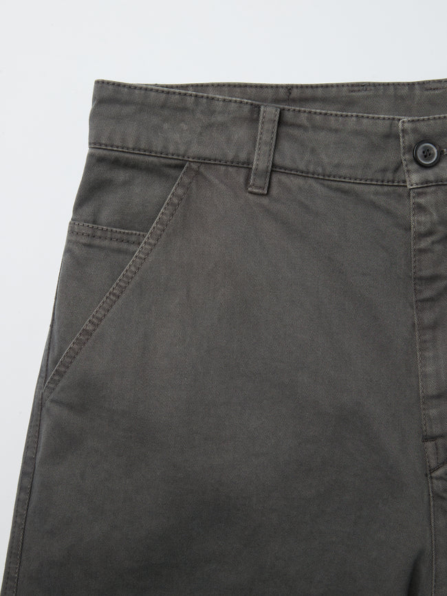 Coor Moleskin High Waisted Curve Pants - Charcoal