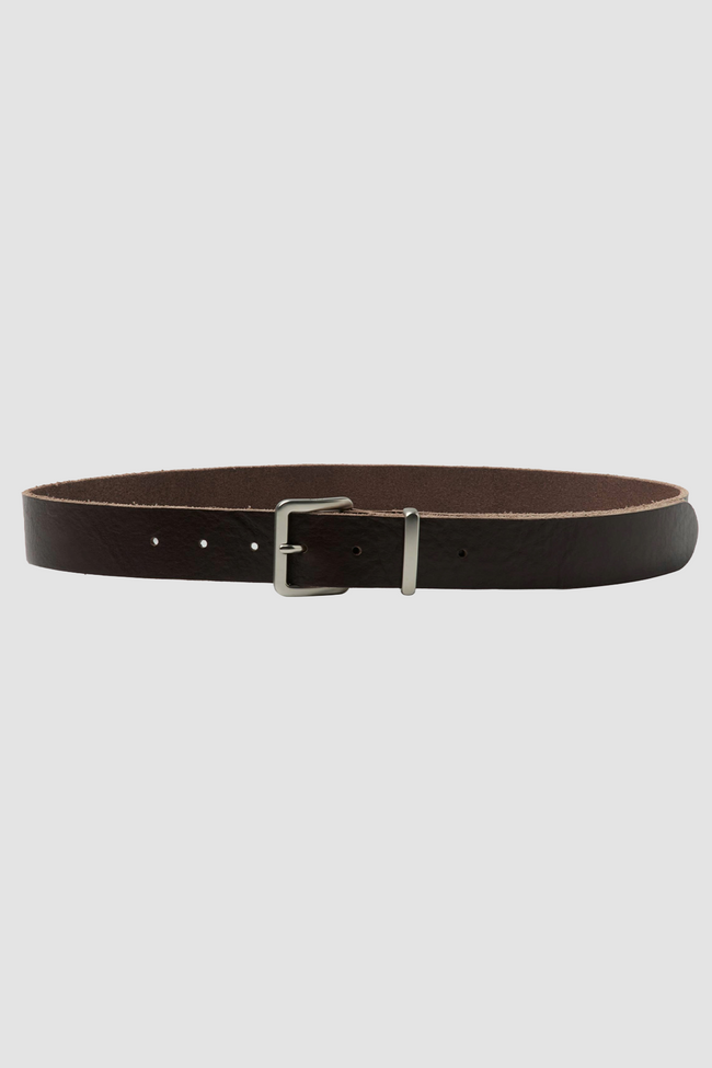 Coor Vintage Finish Leather Belt - Brown