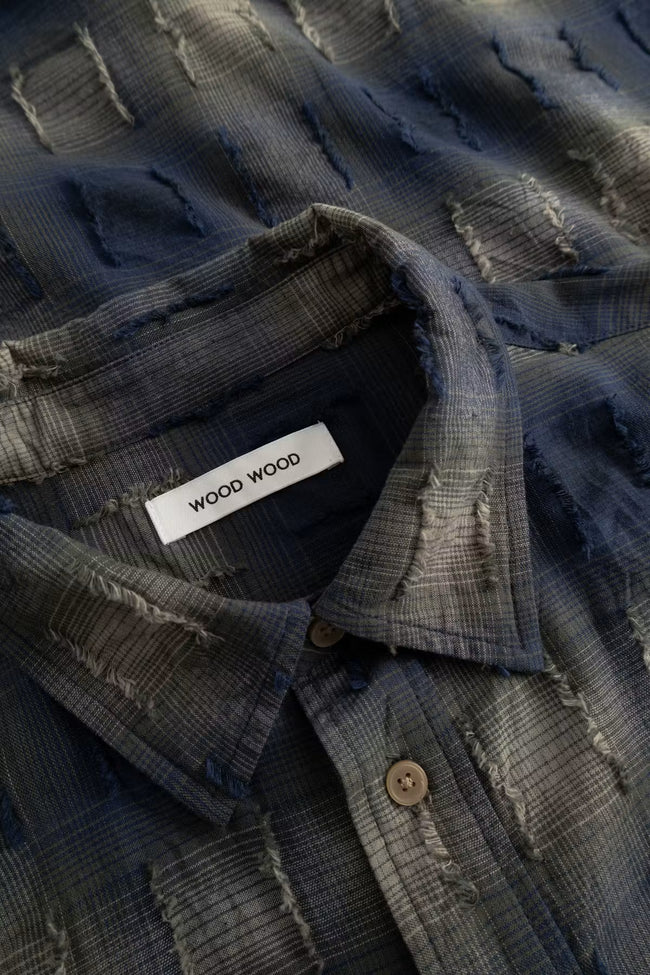 WOOD WOOD WWCarter Shirt - Navy