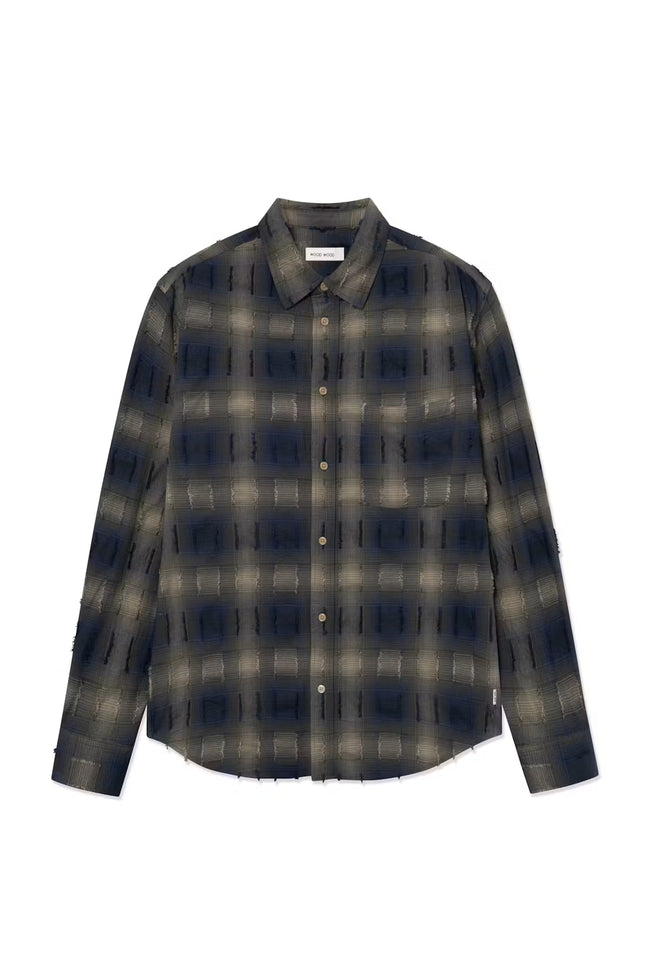WOOD WOOD WWCarter Shirt - Navy