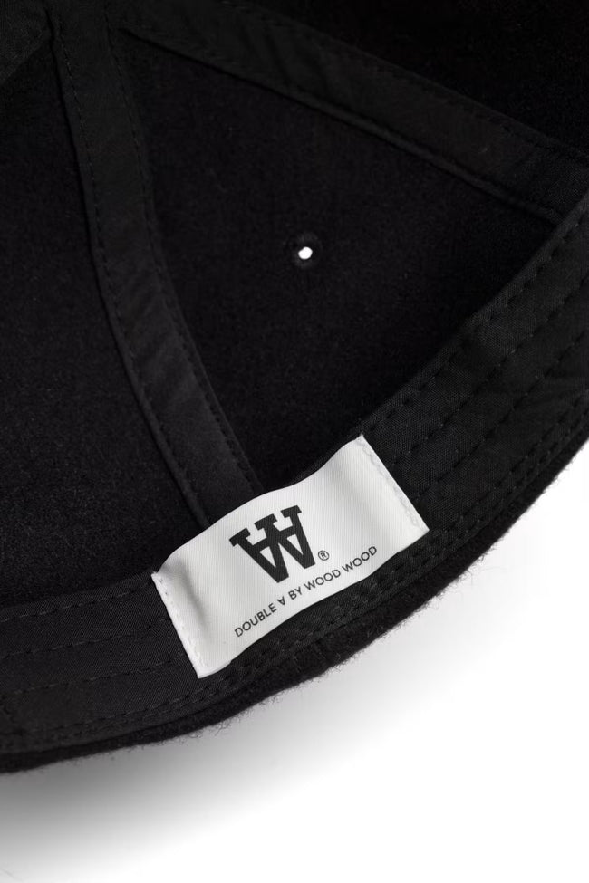 WOOD WOOD WWAA Patch Cap - Black
