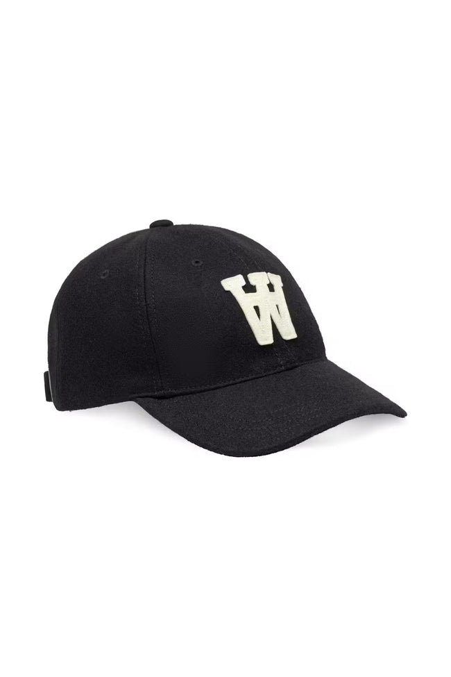 WOOD WOOD WWAA Patch Cap - Black