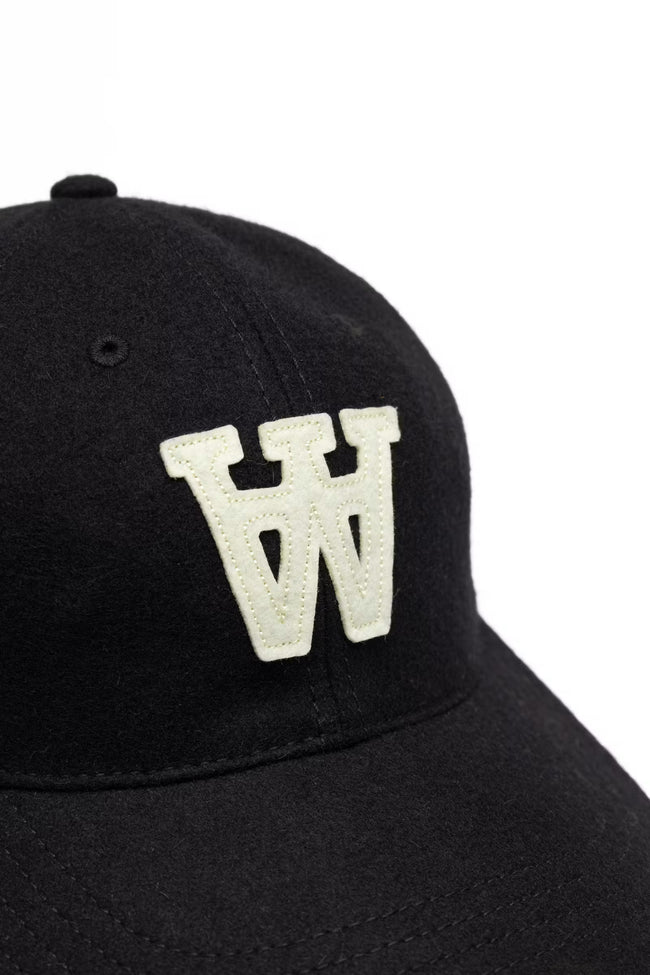 WOOD WOOD WWAA Patch Cap - Black