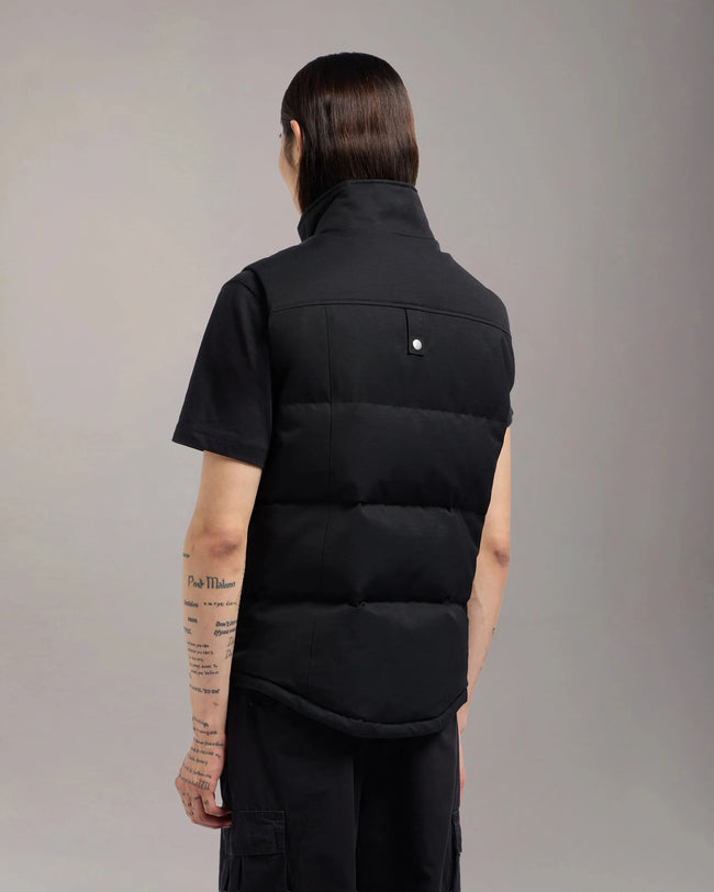 Moose Knuckles Mens Down Vest Westmount - Black/Black