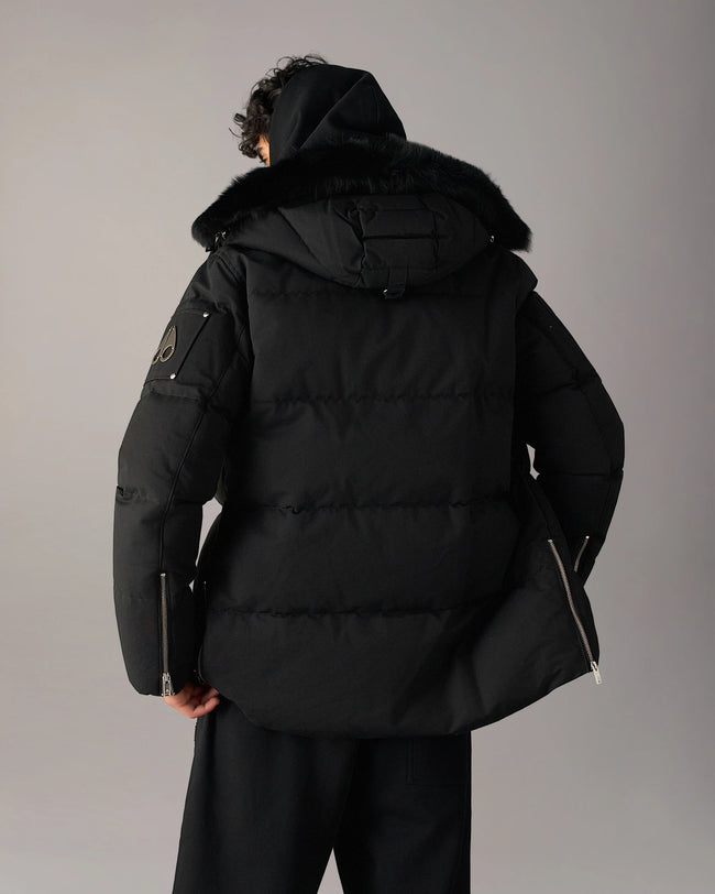 Moose Knuckles Mens Down *Parka 3Q - Black/Black