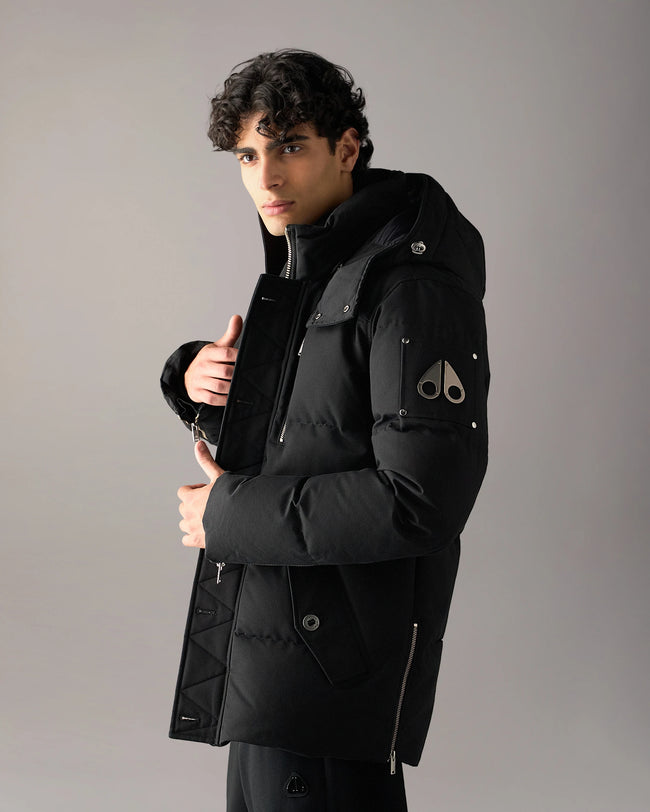 Moose Knuckles Mens Down *Parka 3Q - Black/Black
