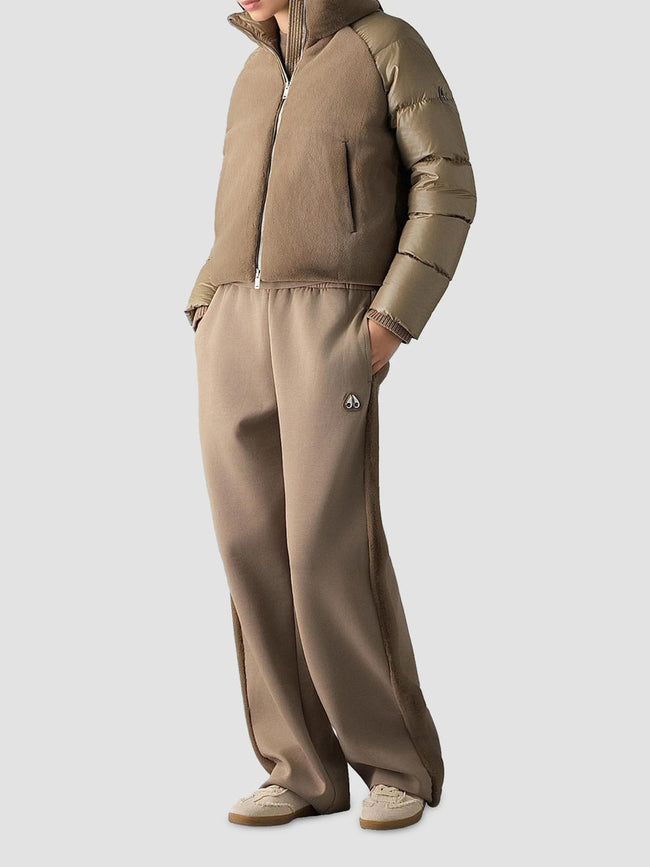Moose Knuckles Womens Lite Bomber Queens Hybrid - Ashen