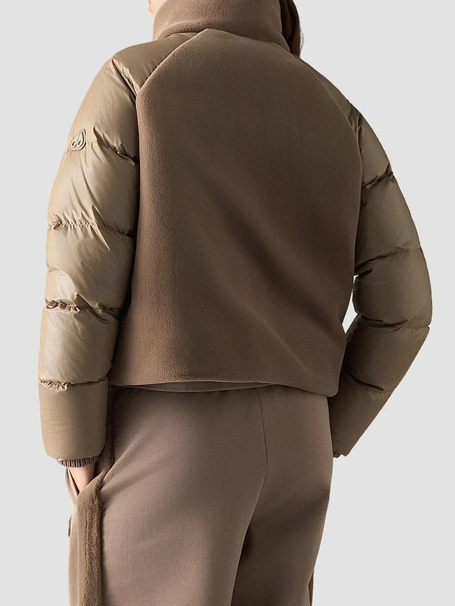 Moose Knuckles Womens Lite Bomber Queens Hybrid - Ashen