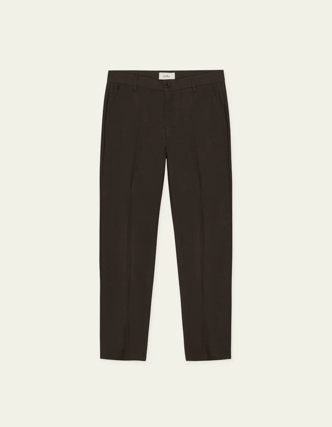 Les Deux Brushed Twill Reg Suit Pants - Brown