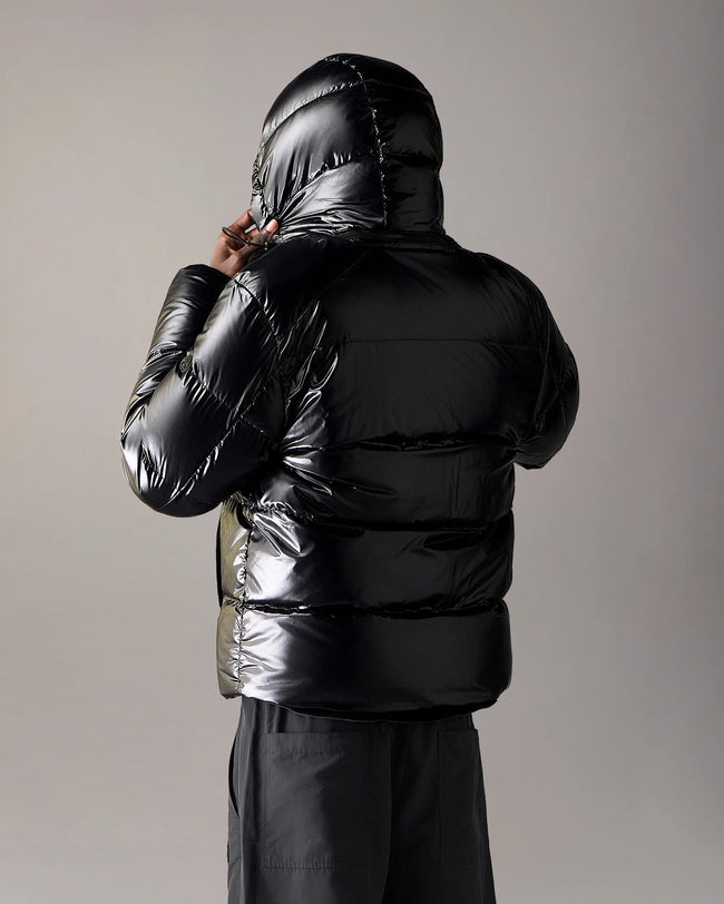 Moose Knuckles Mens Down Jacket f26 Kings Reversible - Black