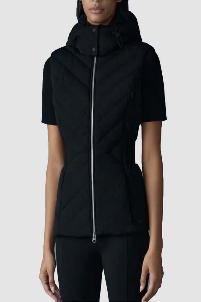 Mackage Womens Lite Vest f26 Hoshi - Black