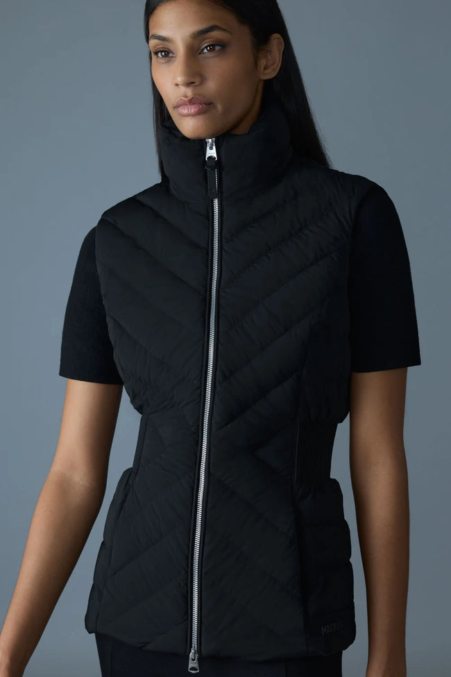 Mackage Womens Lite Vest f26 Hoshi - Black
