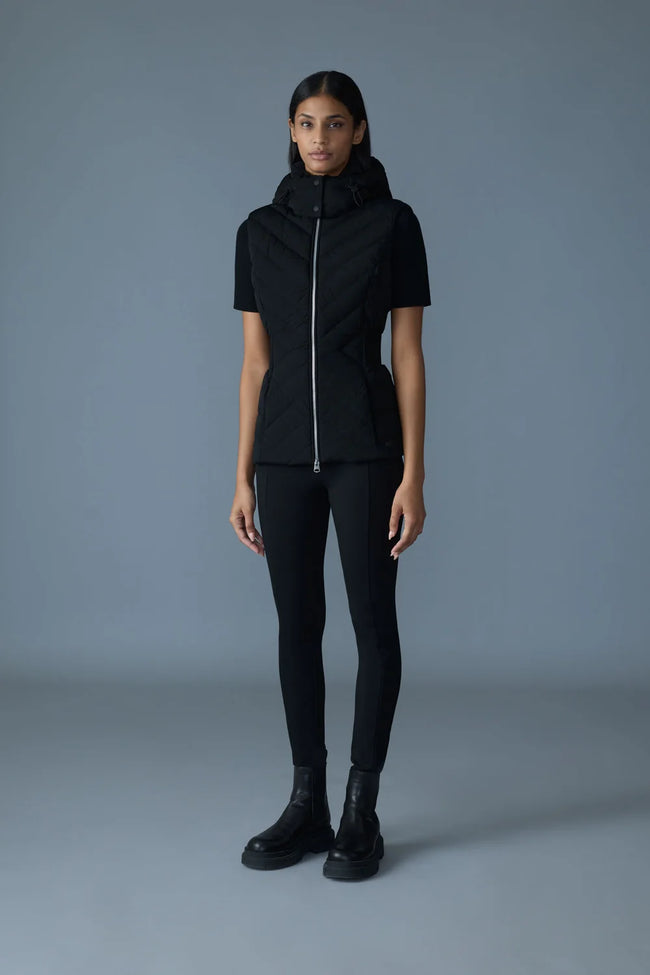 Mackage Womens Lite Vest f26 Hoshi - Black
