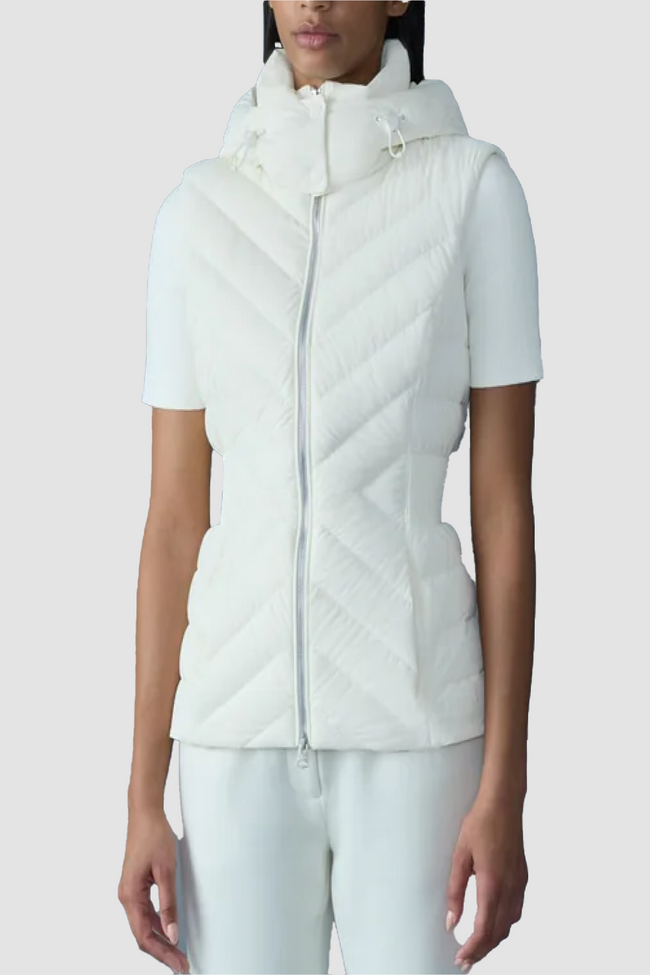 Mackage Womens Lite Vest f26 Hoshi - Cream
