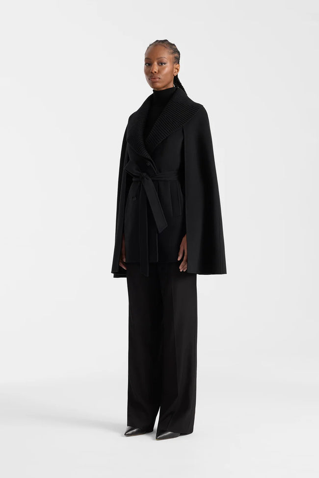 Mackage Womens Eco Jacket f26 Susie Cape - Black