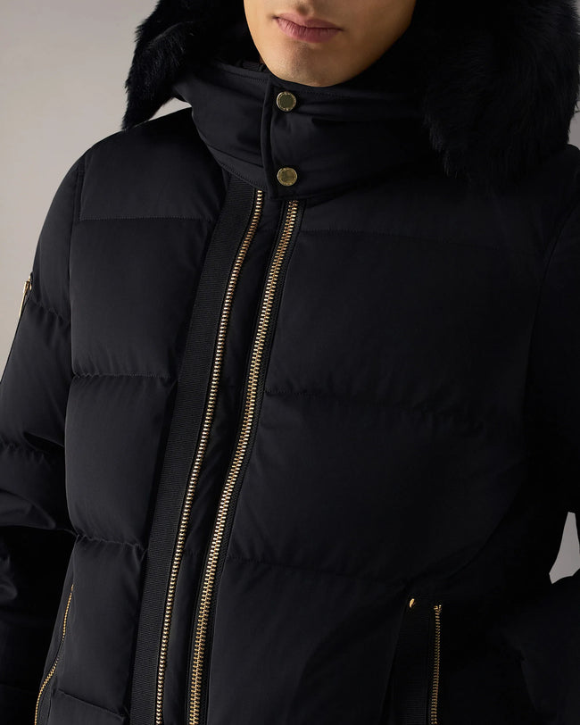 Moose Knuckles Mens Down Bomber f26 Stagg - Black/Black