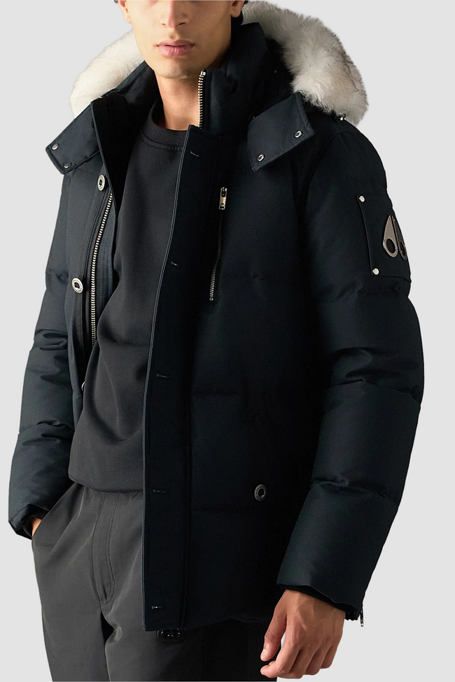 Moose Knuckles Mens Down *Parka 3Q - Black/Natural