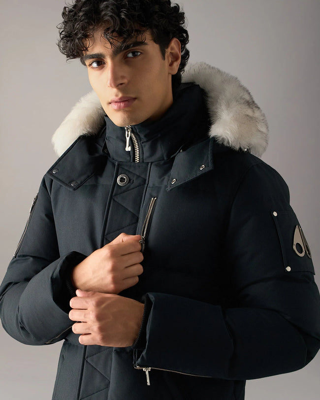 Moose Knuckles Mens Down *Parka 3Q - Black/Natural