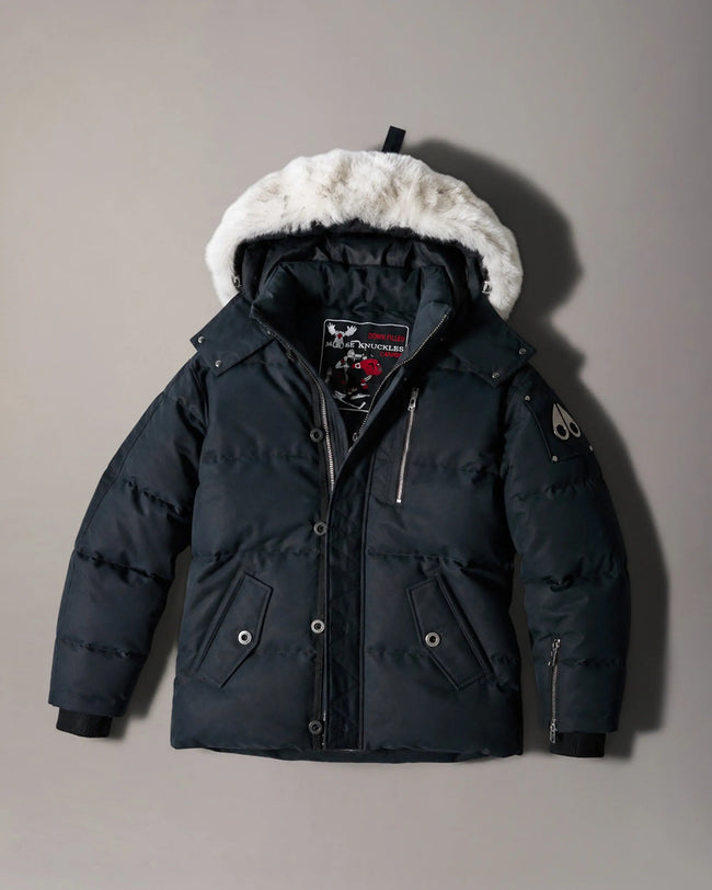 Moose Knuckles Mens Down *Parka 3Q - Black/Natural