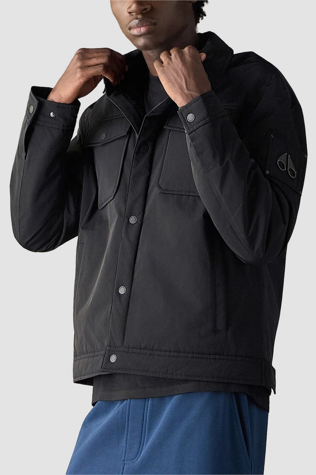 Moose Knuckles Mens Eco Jacket f26 Jacques Bunny - Black