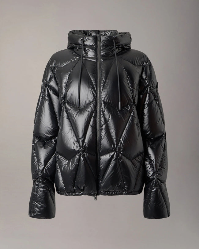 Moose Knuckles Mens Down Bomber f26 Iceberg Quilt - Black