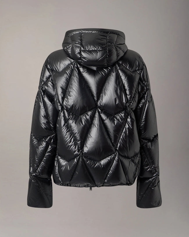 Moose Knuckles Mens Down Bomber f26 Iceberg Quilt - Black