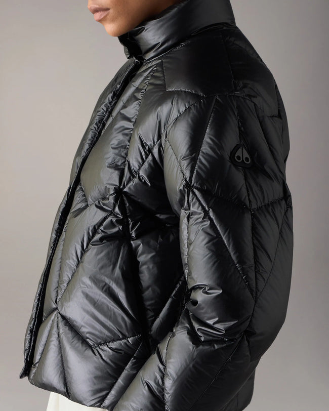 Moose Knuckles Womens Down Jacket f26 Iceberg Puffer - Black