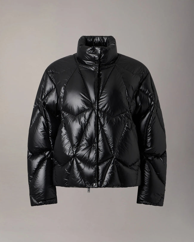 Moose Knuckles Womens Down Jacket f26 Iceberg Puffer - Black