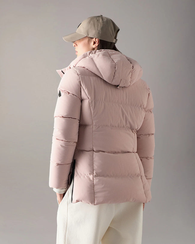 Moose Knuckles Womens Down Bomber f26 Soho - Rosewood