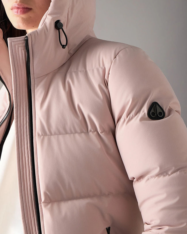 Moose Knuckles Womens Down Bomber f26 Soho - Rosewood
