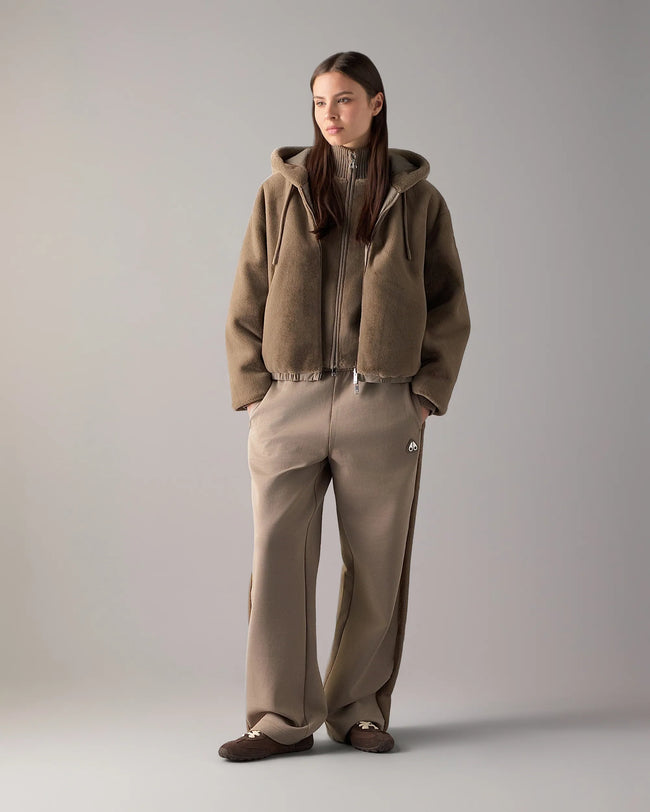 Moose Knuckles Womens Knit f26 Eaton Bunny - Ashen