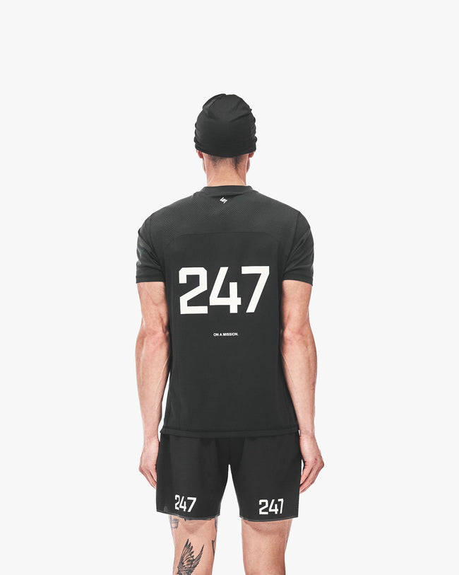 Represent 247 247 Numbers Tee - Jet Black