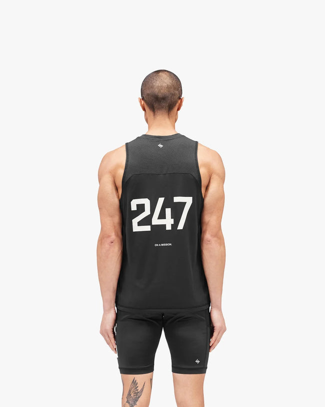 Represent 247 247 Numbers Vest Tank - Jet Black