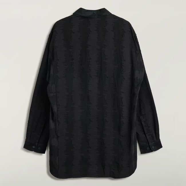 Y-3 Deco Stitch Long Sleeve Shirt - Black