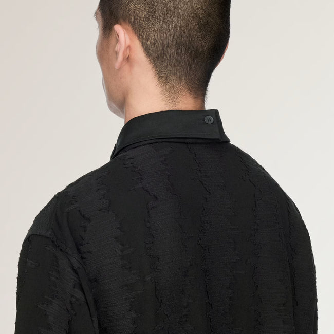Y-3 Deco Stitch Long Sleeve Shirt - Black