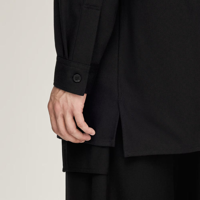 Y-3 Twill Utility Overshirt - Black