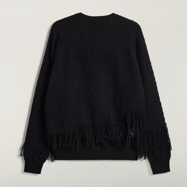 Y-3 Knitted 3Stripes Sweater - Black
